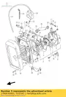 1780038A03, Suzuki, conjunto de ventilador, rdtr suzuki vs 600 750 800 1985 1986 1987 1988 1992 1993 1994 1995 1996 1997 1998 1999 2000 2001 2002 2003 2004 2005, Nuevo