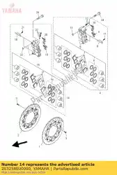 Here you can order the caliper assy (right) from Yamaha, with part number 2S32580U0000: