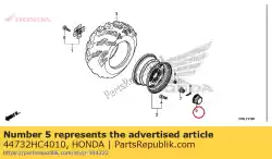 Here you can order the cap, wheel center from Honda, with part number 44732HC4010: