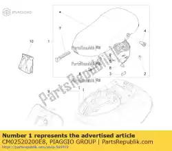 Aquí puede pedir montaje de silla de montar de Piaggio Group , con el número de pieza CM02520200E8: