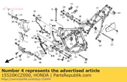 Here you can order the no description available at the moment from Honda, with part number 15520KCZ000: