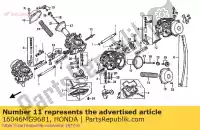 16046MG9681, Honda, conjunto de válvulas, starter honda r nc21-100 (g) japan riii nc24-102 (j) japan st vfr 400 750 1100 1986 1987 1988 1989 1990 1991 1992 1993 1994, Novo