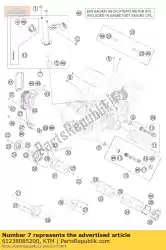 oilfilltube cpl. Van KTM, met onderdeel nummer 61238085200, bestel je hier online: