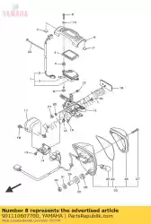 bout, zeskant. Socket knop van Yamaha, met onderdeel nummer 901110607700, bestel je hier online: