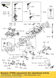 kawasaki 270050563 stacyjka-zap?onu klz1000ac - Dół