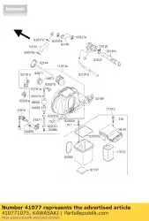 Aquí puede pedir adaptador zr750-c3 de Kawasaki , con el número de pieza 410771075: