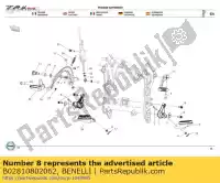 B02810802062, Benelli, Bout m8ýÿ20 benelli euro 3 euro 4 euro 5 0 160 302 500 502 600 752 800 899 1130 2007 2008 2009 2010 2011 2012 2014 2015 2017 2018 2019 2020 2021 2022 2023, Nieuw