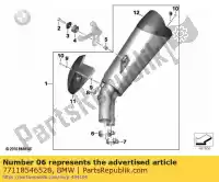 77118546528, BMW, abrazadera - d = 53 mm bmw  750 850 1000 2017 2018 2019 2020 2021, Nuevo