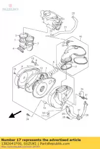 suzuki 1382641F00 zacisk - Dół