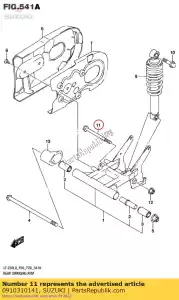 Suzuki 0910310141 bout - Onderkant