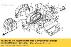 Aquí puede pedir ojal de Honda , con el número de pieza 90801MN5010: