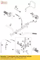 50202001000, KTM, Alu-stuur '95 ktm  duke e egs enduro exc exe mxc rxc six sup super supermoto sx sxs 125 200 250 300 350 360 380 400 440 550 620 1994 1995 1996 1997 1998 1999 2000 2001 2002 2020, Nieuw