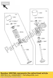 Ici, vous pouvez commander le soupape à ressort, e zx636-b1 auprès de Kawasaki , avec le numéro de pièce 490781216: