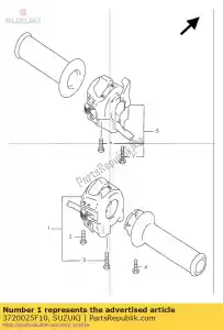 suzuki 3720025F10 switch assy, ??han - Lado inferior