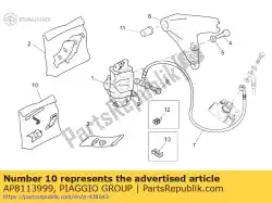 Qui puoi ordinare perni + molle della pinza da Piaggio Group , con numero parte AP8113999: