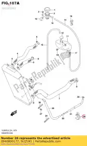 suzuki 0940800177 clamp - Bottom side