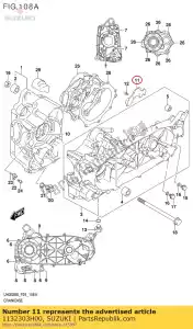 suzuki 1132303H00 p?yta, skrzynia biegów - Dół