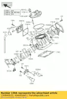 130BA0522, Kawasaki, boutflens, centrale koof kawasaki kx 125, Nieuw