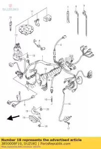 suzuki 3850008F10 hoorn assy - Onderkant