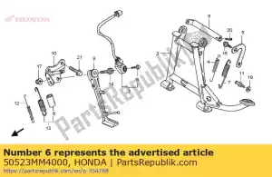 honda 50523MM4000 tube, 19x23 - La partie au fond