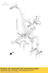 Aqui você pode pedir o mangueira, rr freio u em Suzuki , com o número da peça 6926003H00: