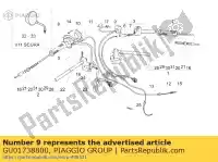 GU01738800, Piaggio Group, Motor stop-start apparaat moto-guzzi daytona rs sport corsa sport iniezione v 1000 1100 1996 1997 1998 1999 2001, Nieuw