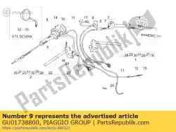Tutaj możesz zamówić urz? Dzenie do zatrzymywania i uruchamiania silnika od Piaggio Group , z numerem części GU01738800: