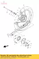 1B2F51810000, Yamaha, As, wiel yamaha tt r sw lw re 125, Nieuw