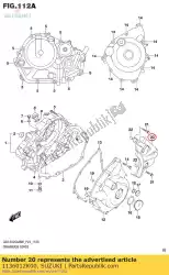 Aquí puede pedir cubierta, piñón del motor de Suzuki , con el número de pieza 1136012K00: