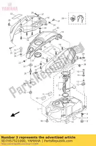 yamaha 5D7H57521000 zendereenheid assy - Onderkant