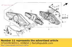 Ici, vous pouvez commander le assy case, supérieur auprès de Honda , avec le numéro de pièce 37101MCWD11: