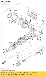 suzuki 0926228023 bearing - Bottom side