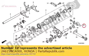 Honda 24615MCA000 bras b, changement de vitesse - La partie au fond