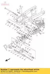 yamaha 90387127J800 collar (39k) - Lado inferior