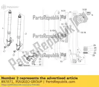 897071, Piaggio Group, lh hub cpl. aprilia dorsoduro zd4sm000, zd4sma00, zd4smc00, zd4smc01 750 2008 2009 2010 2011 2015 2016, Novo