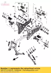Aquí puede pedir soporte, principal de Yamaha , con el número de pieza 36Y271110033: