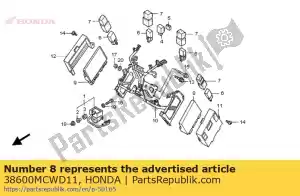 honda 38600MCWD11 unité de commande abs - La partie au fond