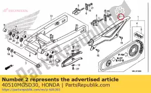 Honda 40510MGSD30 ochraniacz ?a?cucha - Dół