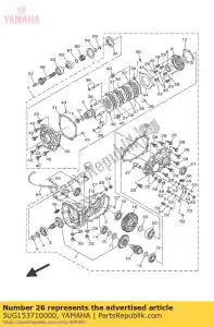 yamaha 5UG153710000 breather - Bottom side