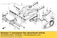 50300MCJ000, Honda, brkt.rr almofada lwr honda cbr fireblade rr cbr900rr 900 , Novo