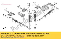 Qui puoi ordinare fermo, molla della valvola da Honda , con numero parte 14771MN5000: