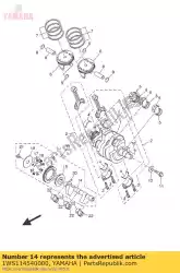 Here you can order the weight 1 from Yamaha, with part number 1WS114540000: