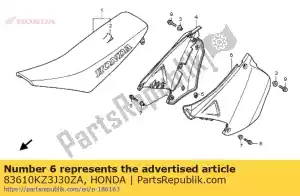 honda 83610KZ3J30ZA capa, l. lado * nh196 * (nh196 ross white) - Lado inferior