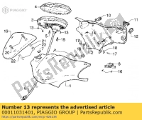 00011031401, Aprilia, tornillo, Nuevo