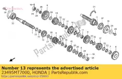 Aqui você pode pedir o colarinho, 25x15 em Honda , com o número da peça 23495MT7000: