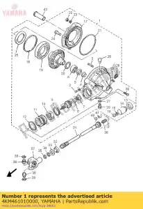 yamaha 4KM461010000 scatola ingranaggi asse posteriore assy - Il fondo