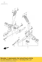 6110019860019, Suzuki, arm set, suspens suzuki lt f 250 2000 2001, Nuovo