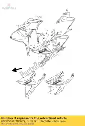 Tutaj możesz zamówić ta? Ma od strony komina, od Suzuki , z numerem części 6868502H30DZG:
