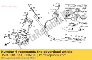 honda 35010MBTC41 mazzo di chiavi - Il fondo