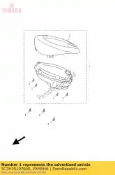Here you can order the speedometer assy from Yamaha, with part number 5C3H35107000: